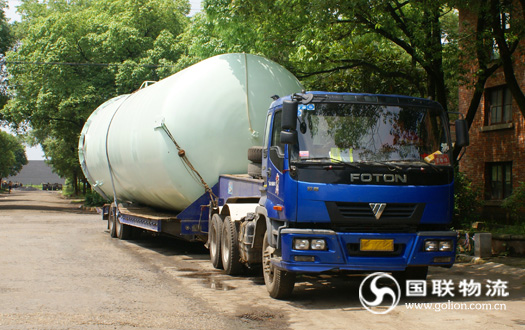 大型化工罐体运输 株洲最专业的大件运输公司 是国联物流